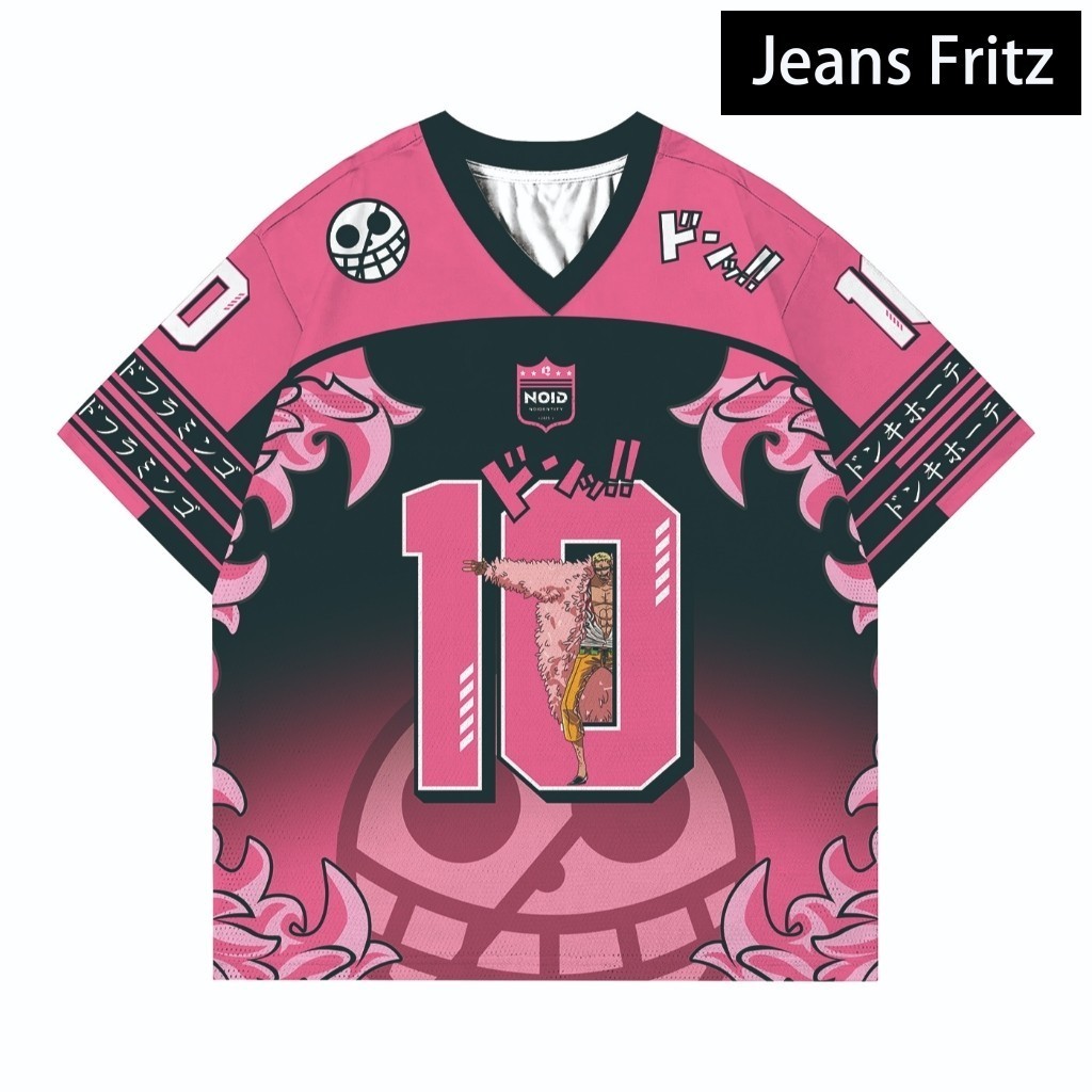 Doflamingo Oversize Jersey Nam Nữ, Phong Cách Retro Thoải Mái