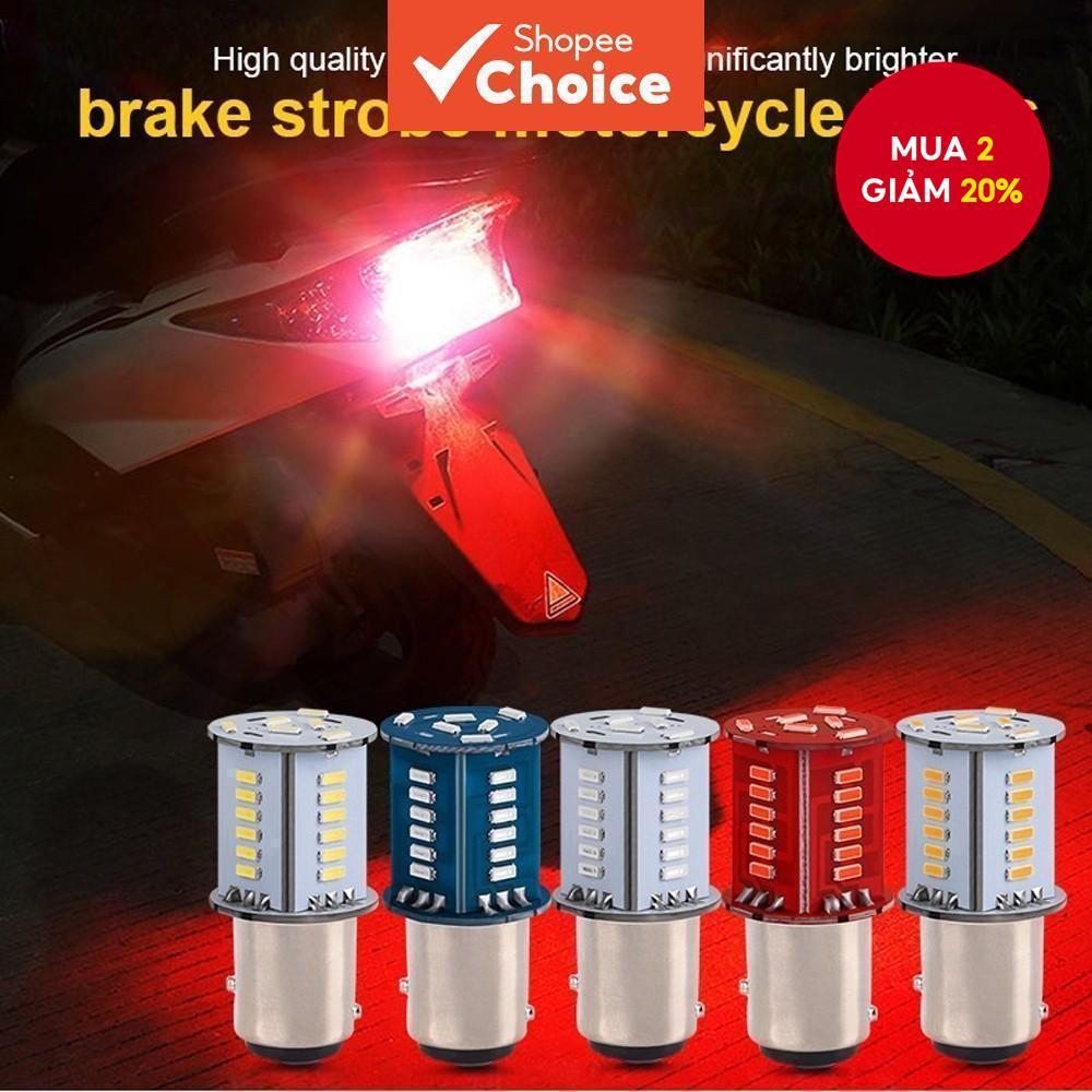 1 Cái 1157 LED Nhấp Nháy Đuôi Đèn Blinker Dừng Phanh Bóng Đèn BAY15D 12V Nhấp Nháy 30SMD Động Cơ