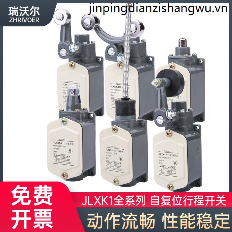 Công tắc du lịch JLXK1-111 JLXK1-411 Công tắc giới hạn vỏ nhôm 311 có ren Micro-Drive 511 Limiter