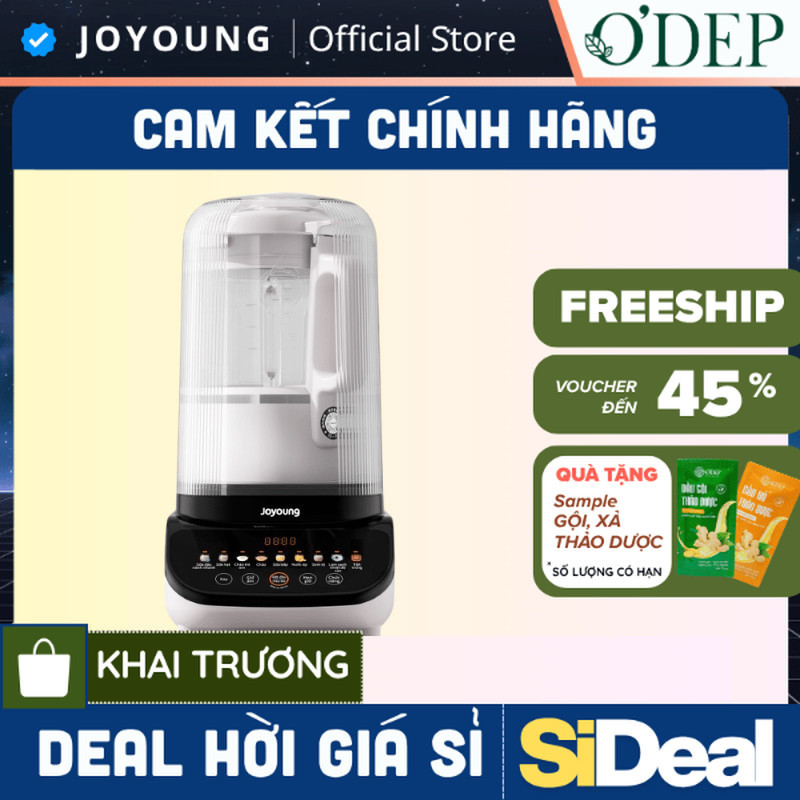 Máy nấu sữa hạt đa năng 1.5L 1000W Joyoung JHSB-602 Pro - SIDEAL SIO