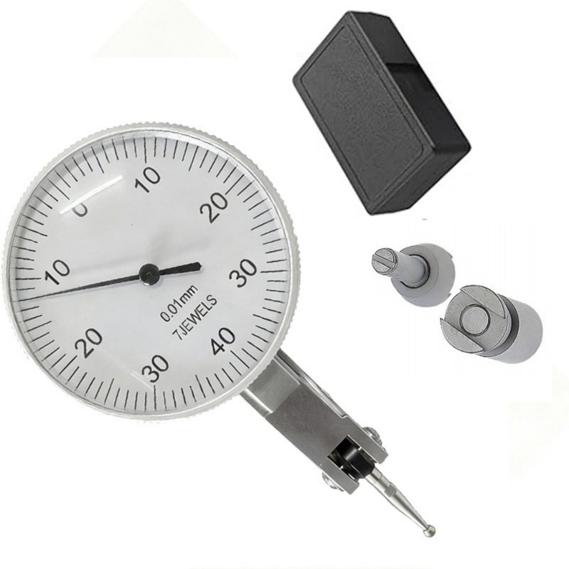 Đồng hồ đo chỉ báo quay số thử nghiệm BTF 0 001mm Độ chính xác Đường ray trong suốt Chỉ báo kiểm tra