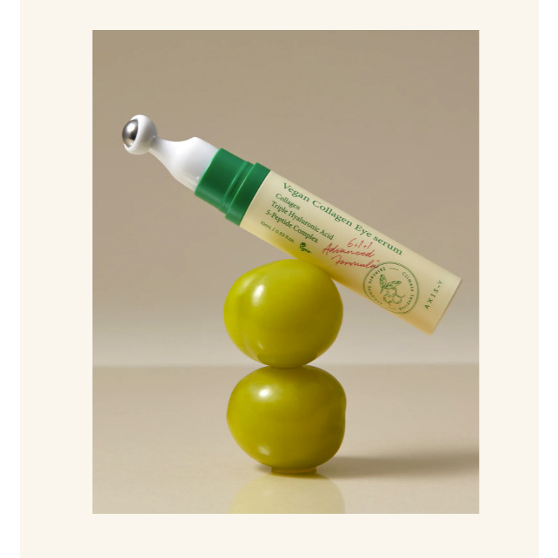 Serum đầu lăn dưỡng mắt thuần chay AXIS-Y VEGAN COLLAGEN EYE SERUM 10ML