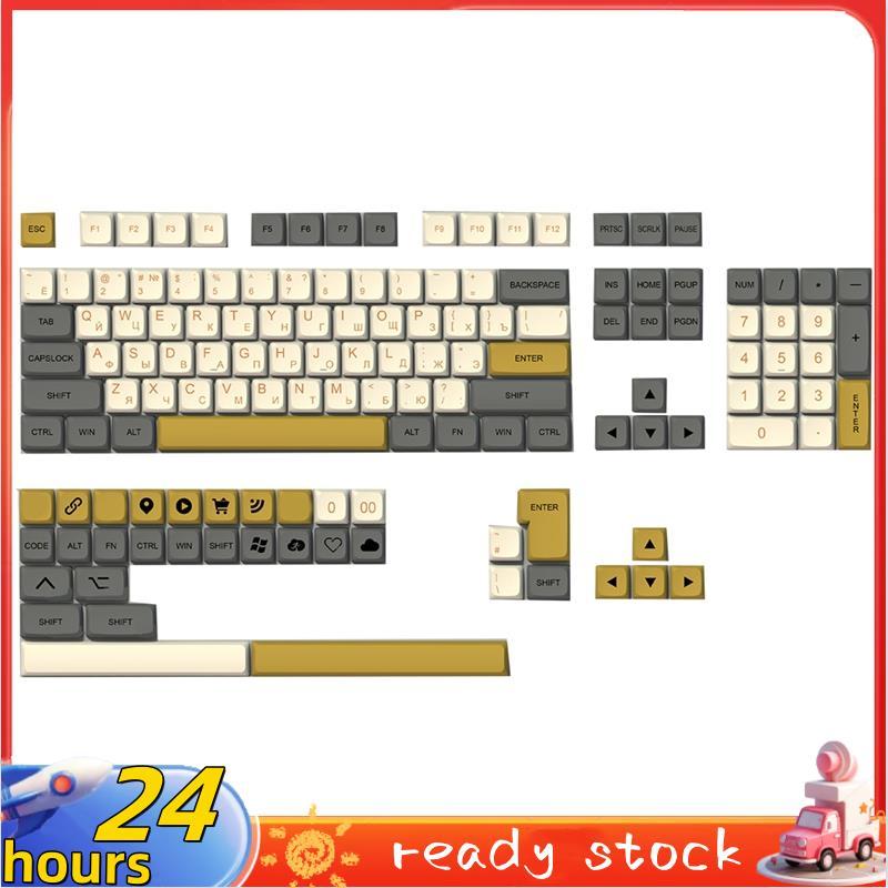 XDA 138-Key PBT Chất liệu Colorblock Keycaps thăng hoa cho 68 / 75 / 84 / 96 / 980 / 104 cho bàn phí