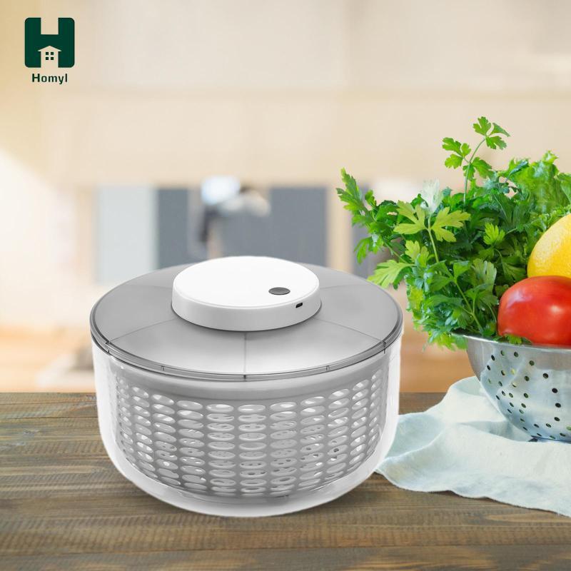 Homyl Electric Salad Spinner 6 L Máy rửa salad chay nhanh không dây