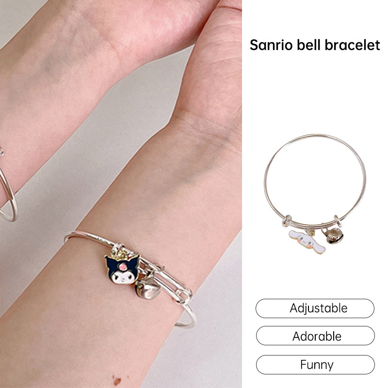Vòng tay đôi bạn thân Vòng tay có thể điều chỉnh Vòng tay hoạt hình Chó Kulomi Nữ