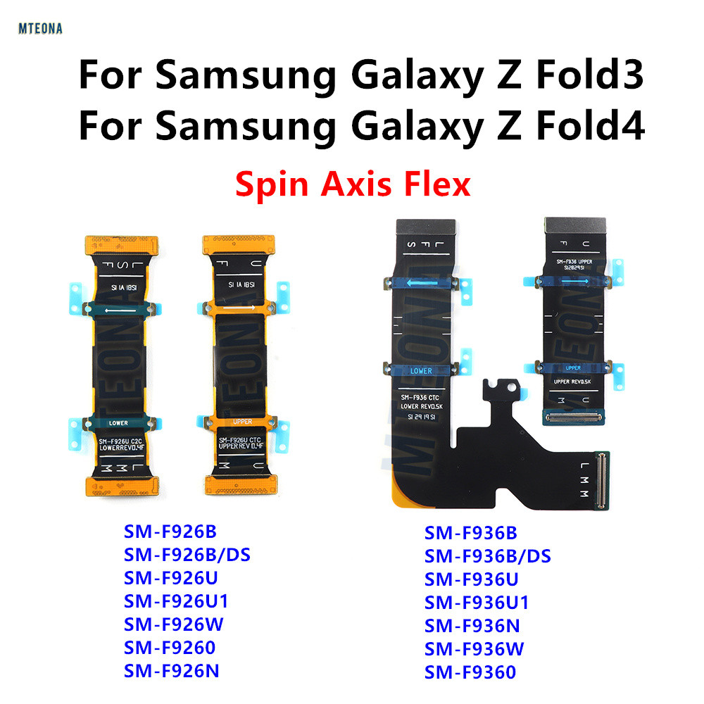 Trục Quay Flex Cho Samsung Z Fold 3 4 F936 F926 MainBoard Kết Nối Màn Hình LCD USB Flex Cable SM-F93
