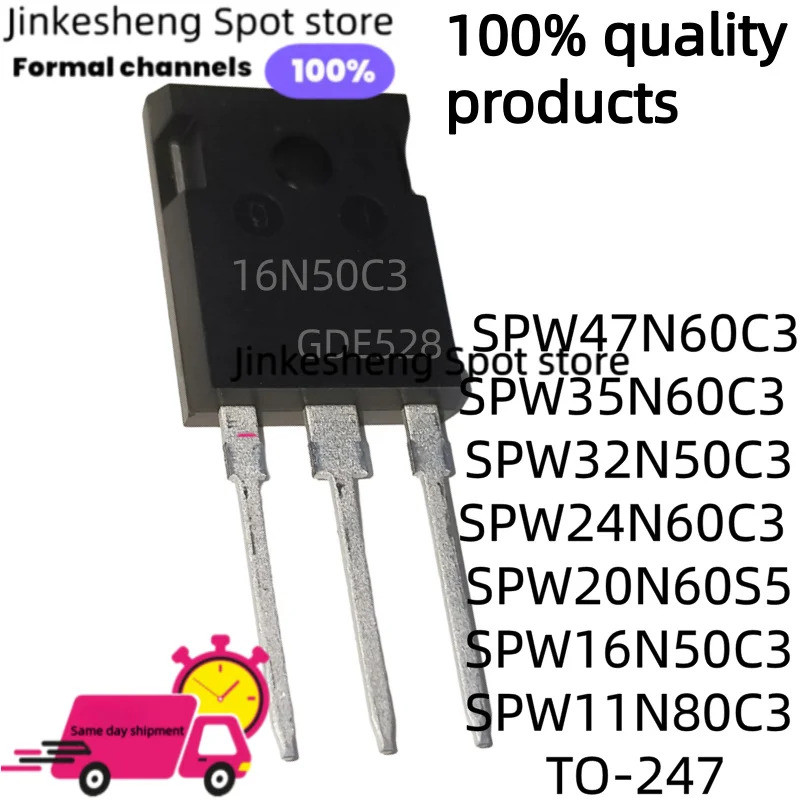 5 Chiếc SPW16N50C3 SPW11N80C3 SPW47N60C3 47N60 47N60C3 SPW35N60C3 35N60C3 SPW32N50C3 SPW24N60C3 24N6