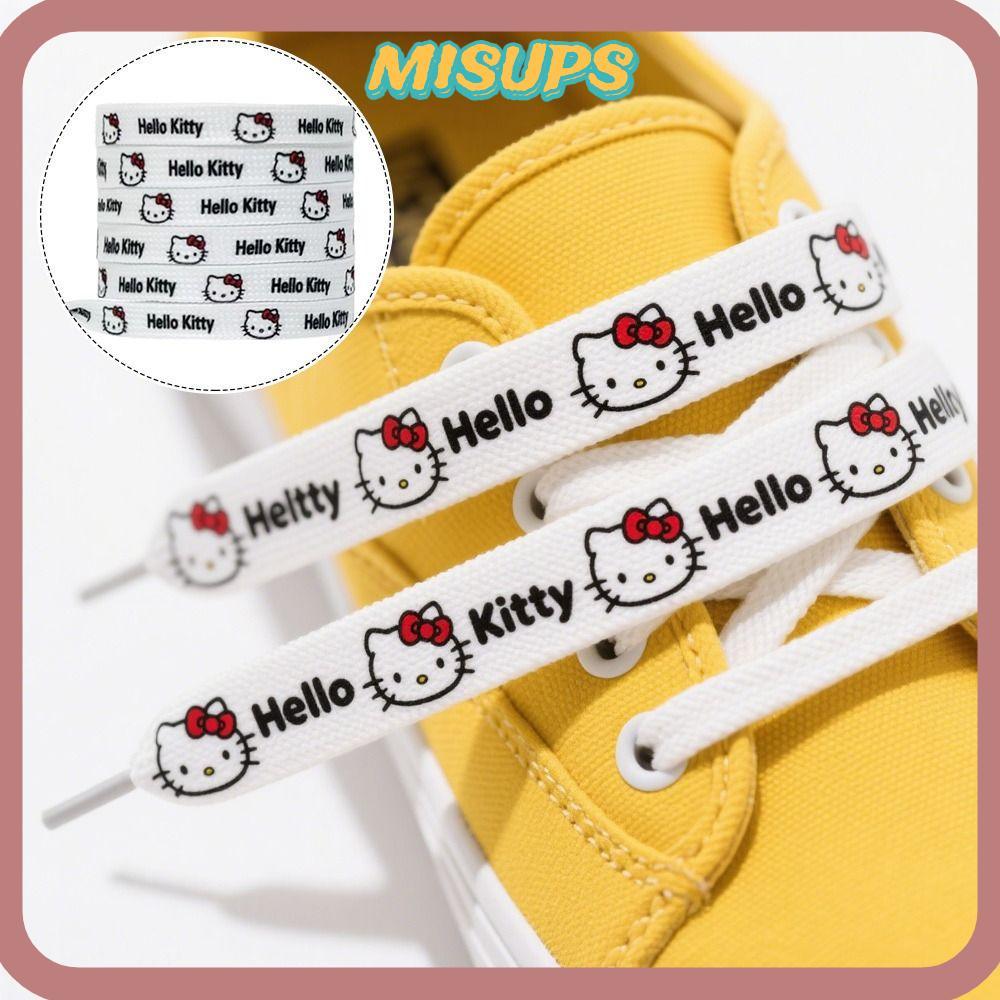 Dây giày MISUPS HelloKittys, Dây giày Kuromi phong cách thời trang dài 120cm, Dây giày Cinnamoroll h