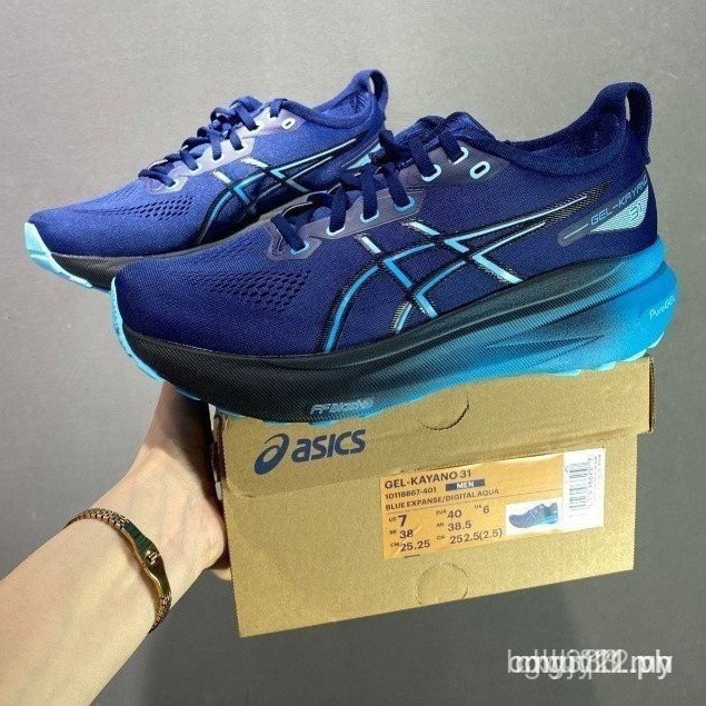 Gel Kayano 31 - Giày chạy bộ nam nữ với đệm nhẹ, mã 1011B869-401