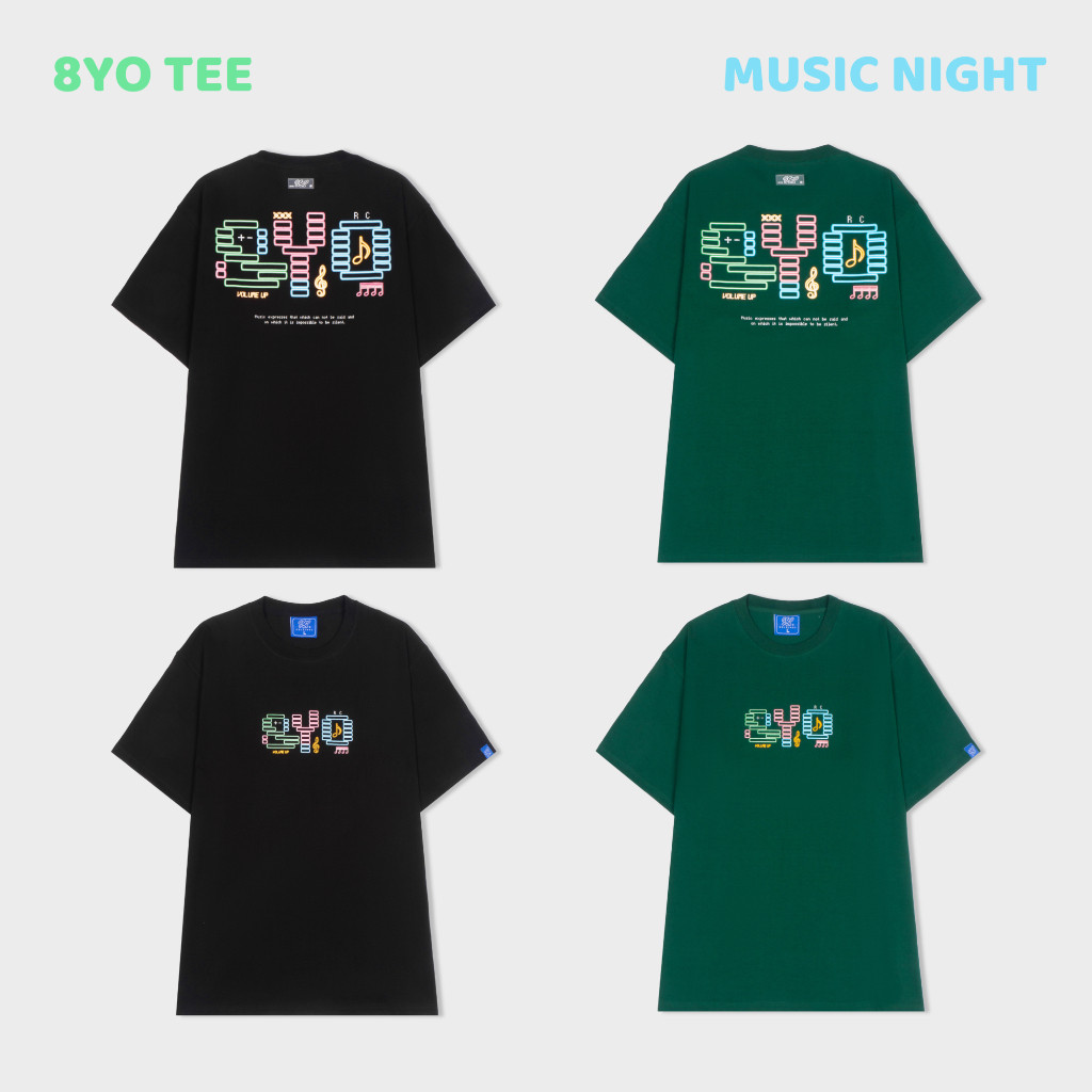 Áo Thun Local Brand Unisex 8YO Music Night Tee