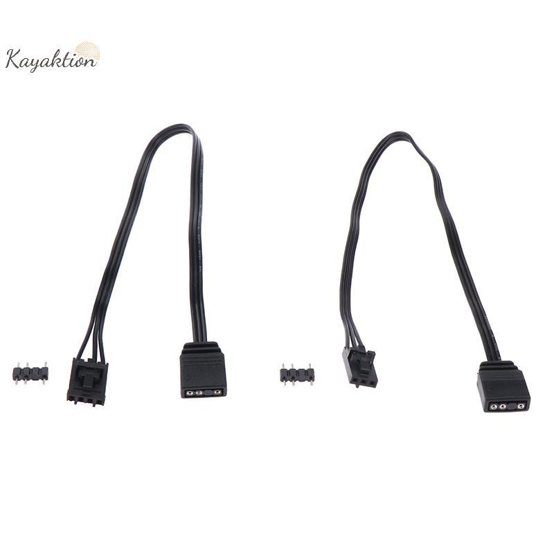 Kayaktion Adapter Cáp Cho Corsair RGB Đến Tiêu Chuẩn ARGB 4Pin 3Pin Adapter Kết Nối Cướp Biển Tàu Bộ