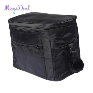 Magideal Túi Cách Nhiệt Túi Giữ Nhiệt Dây Kéo Đóng Cửa Giao Hàng Thực Phẩm Tote Nhiệt Bánh Mang Túi Cho Văn Phòng Vận Chuyển Thực Phẩm Bãi Biển