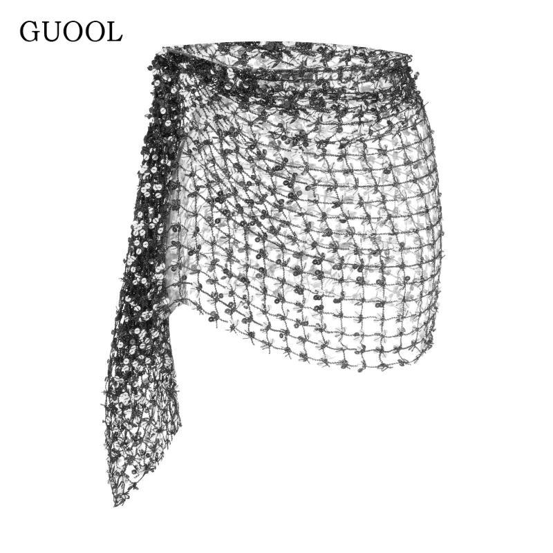 Thời Trang Bụng Nhảy Hip Khăn Bling Cho Nữ Eo Quấn Váy Hipscarf