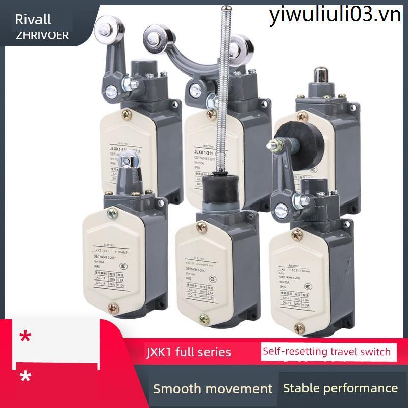 Công tắc du lịch JLXK1-111 JLXK1-411 Công tắc giới hạn vỏ nhôm 311 có ren Micro-Drive 511 Limiter
