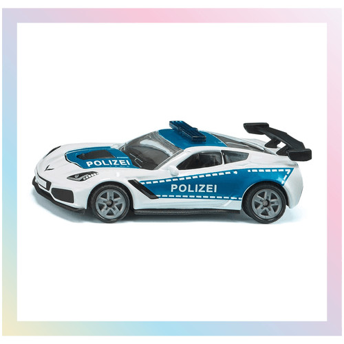 【Trực tiếp từ Nhật Bản】ジク (SIKU) Chevrolet Corvette ZR1 Cảnh sát khoảng 3 tuổi SK1525