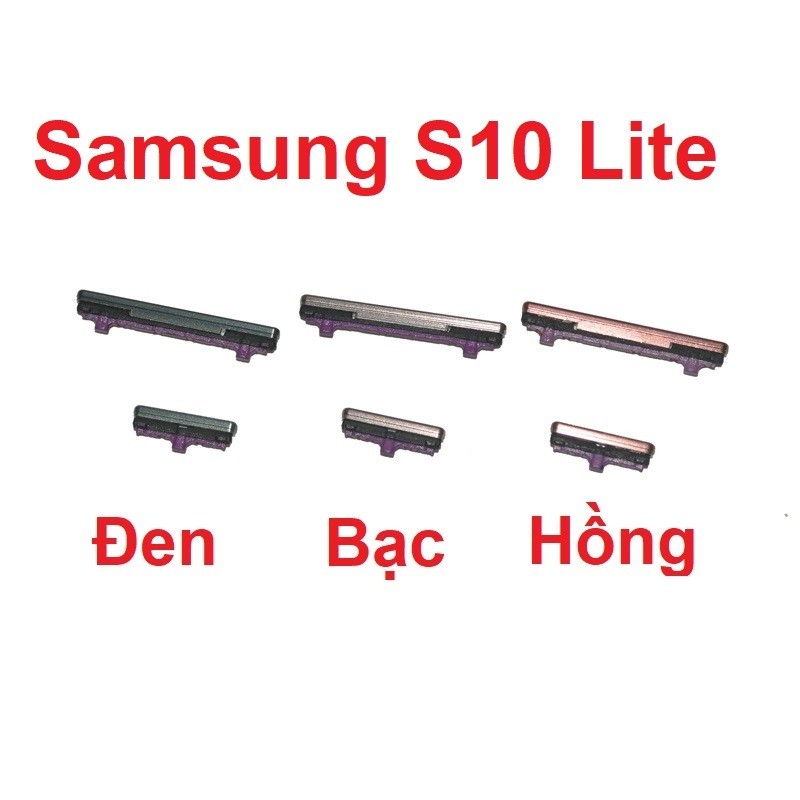 Nút Bấm Nguồn Nhựa Âm Lượng Ngoài Samsung Galaxy S10 Lite Power Button - Volume Control Bixby