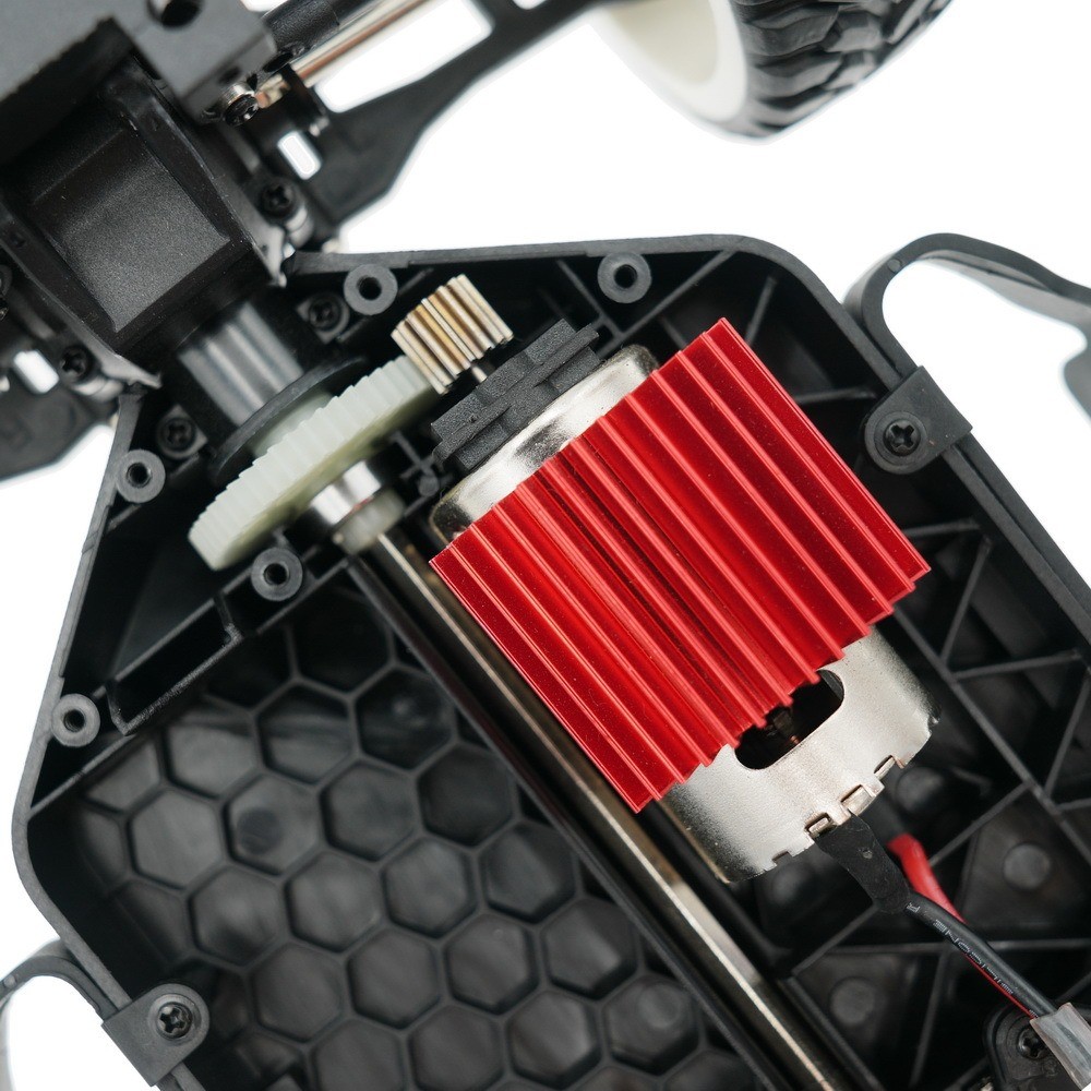 390 Brush Motor RC Car Motor Độ ồn thấp Nam châm mạnh Đồng 14T bánh răng kim loại cho ô tô điều khiể