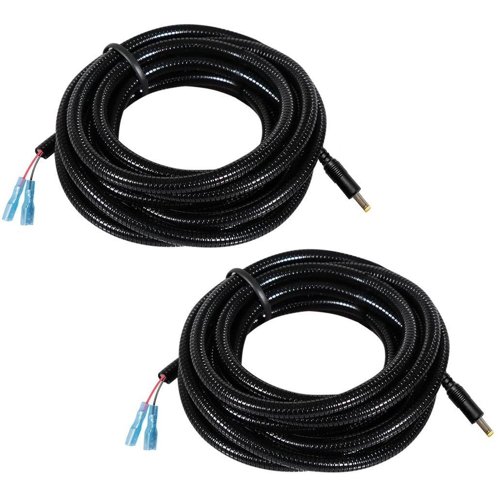 2 Chiếc Cáp Nguồn Bền Chống Nhai Cho Máy Ảnh Đường Dài, Tương Thích Với Tactacam Reveal X XB SK, Wis