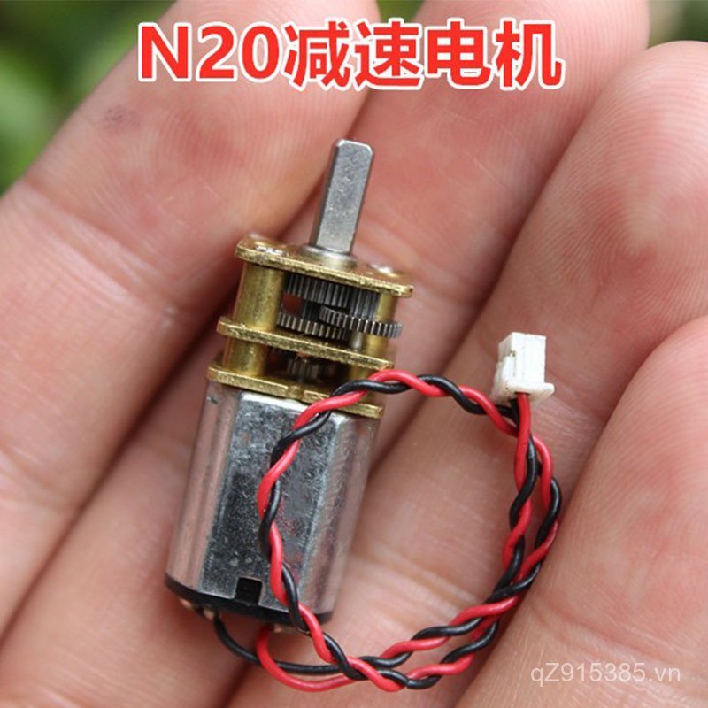 6V Tất Cả Kim Loại N20 Gear Thép Vàng DC DC3V3.7 V5V Hộp Số Hộp Số Gear Motor Mini Micro Motor XGJU