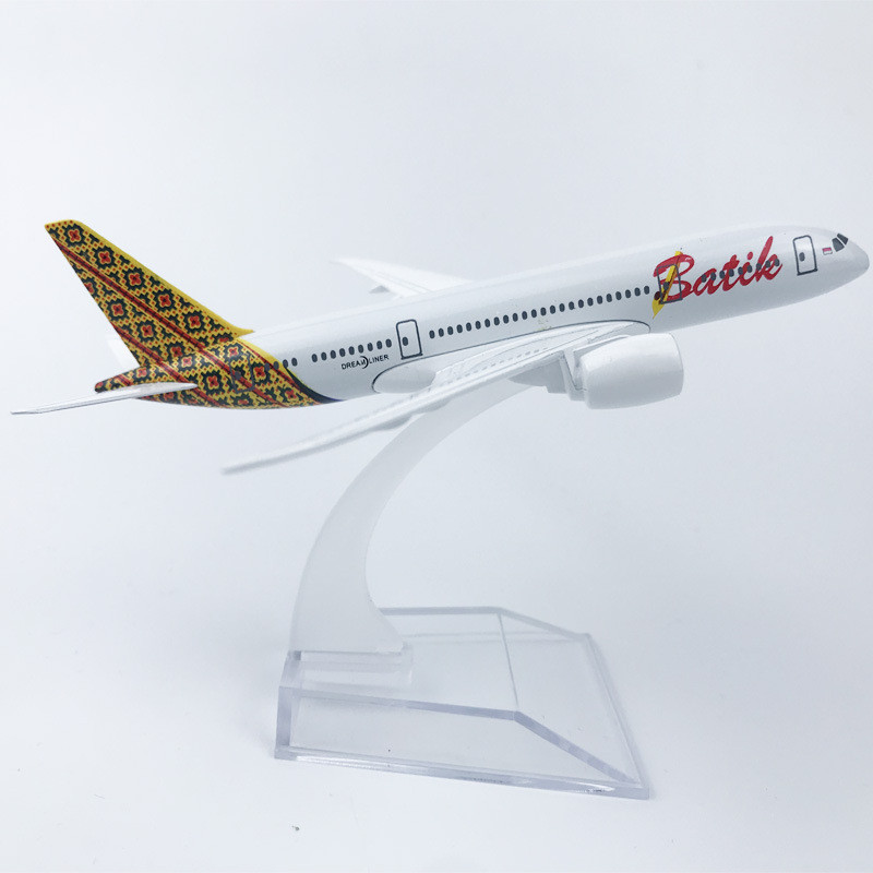 [Sẵn Sàng] Bộ Sưu Tập Mẫu 16CM Indonesia 787 Boeing 787 Hợp Kim Máy Bay Mô Hình Quà Tặng Máy Bay Bán