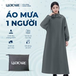 Áo mưa bít LADICARE Loại Tốt – vải da cá chống thấm nước tốt, phù hợp cho nam nữ đi xe máy