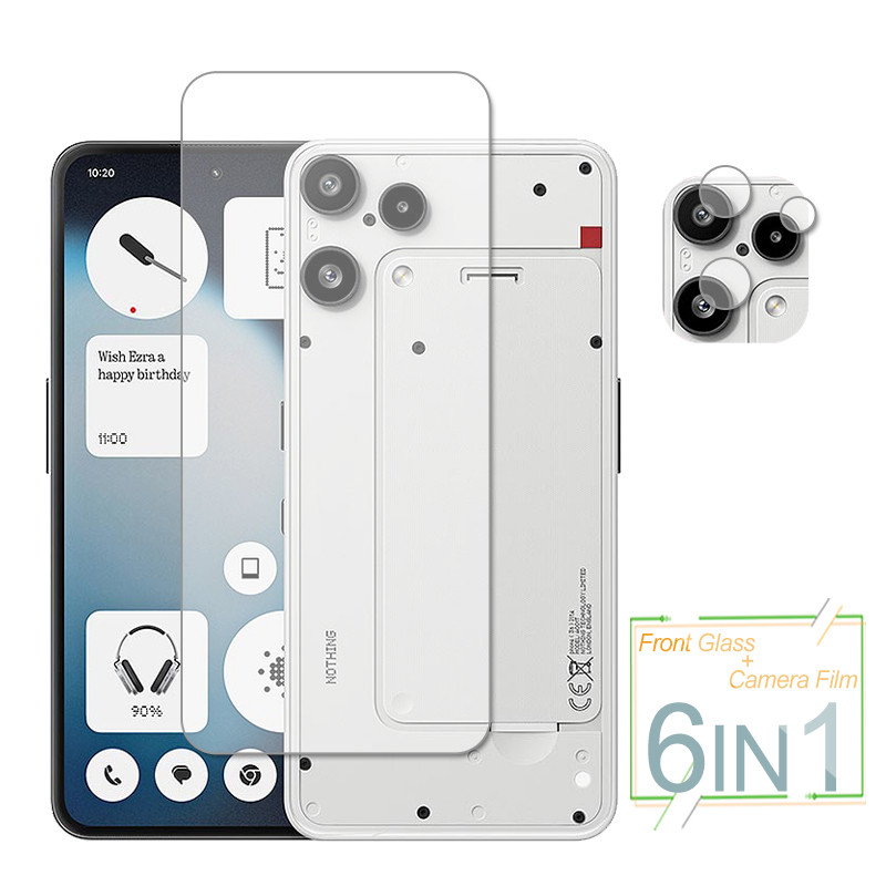For Nothing Điện thoại 3a Lite Glass Nothing Phone 3a Lite Bảo vệ màn hình Kính cường lực Bảo vệ ống