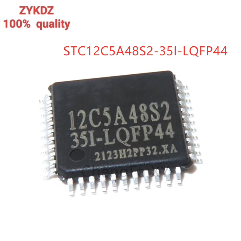 1 CÁI STC12C5A48S2-35I-LQFP44 STC12C5A48S2 12C5A48S2 Còn hàng LQFP-44