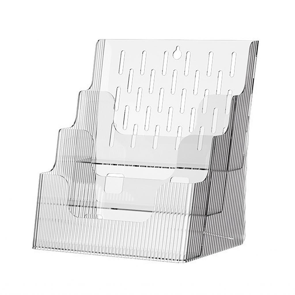 Concon Homairate File Holder PET Book Organizer Trong suốt Bền bỉ sành điệu cho ký túc xá học tập (T