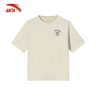 ANTA Áo Thun Thời trang Thể Thao Nữ 1625C8112 thoải mái Áo đi chơi