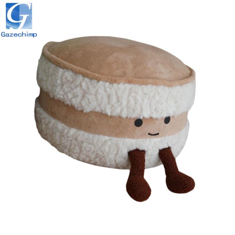 Gazechimp Tầng Gối Tròn Nhồi Bông Pouf Ottoman Thoải Mái 45cm Hình Bánh Mì Ghế Gối Pouf Chân Phân Ch