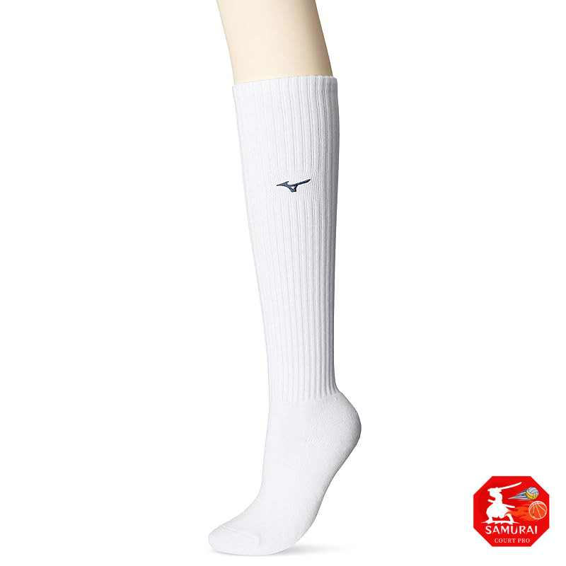 [Mizuno] Volleyball Wear Long Socks V2MX8008 White/Black 23.0-25.0 cm  
[Mizuno] Volleyball Wear Lon