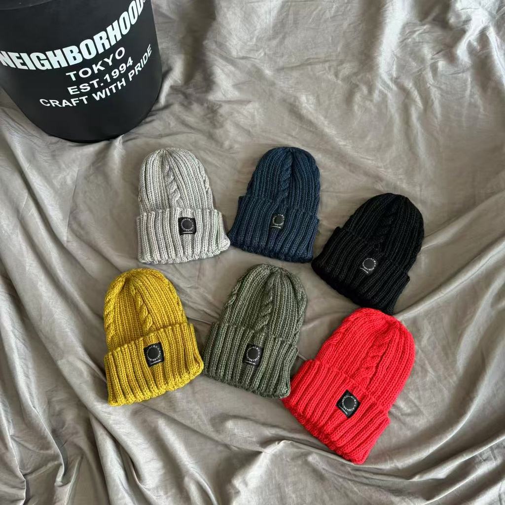 ask Outdoor Knitted Cold Hat Thickened Wool Hat for Autumn and Winter Warmth for Men and Women