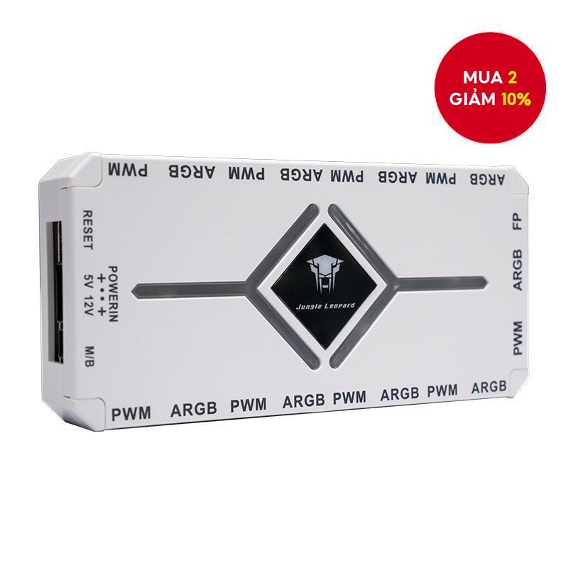 Trung tâm điều khiển quạt CPU vỏ máy tính Smart Hub báo cáo 5V 3PIN ARGB 4 PIN PWM 9 cổng, điều khiể