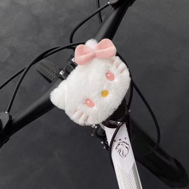 Hello kitty Hello kitty Hello Kitty Xe đạp có thể tháo rời Trẻ em Xe đạp leo núi Tay lái búp bê dễ t