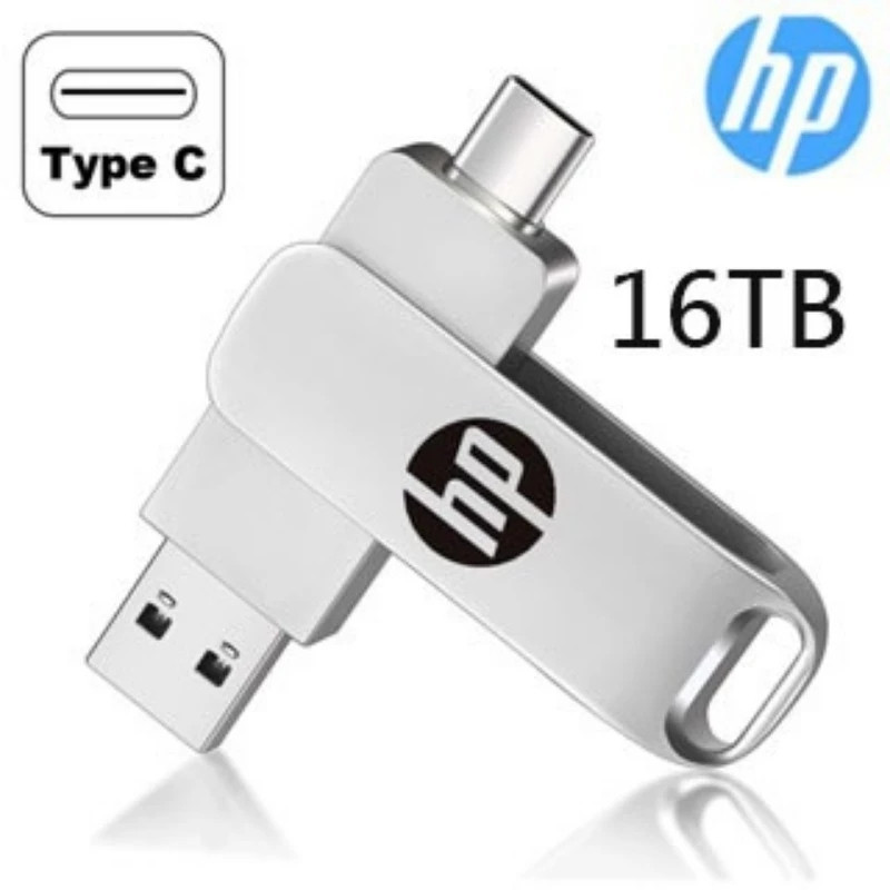 HP3.0 1TB 2TB 128GB 512GB USB Stick Key 2 TRONG 1OTG Flash Drive USB Pen Drives Lưu trữ Flash Disk T