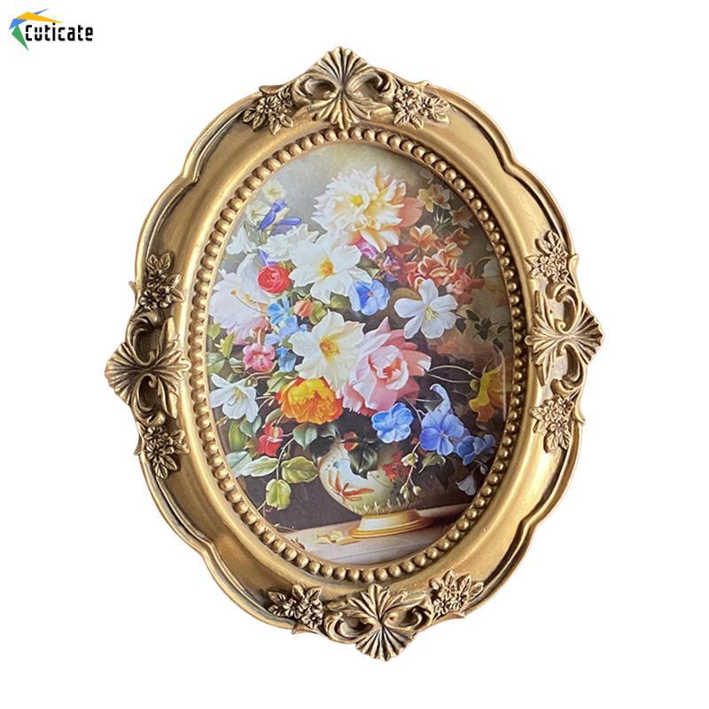 Khung ảnh hình bầu dục 7 inch 7,59,4 inch để ghép ảnh Trang trí đa năng