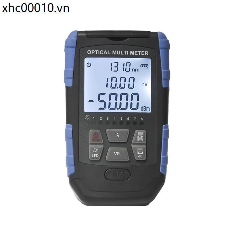 Đồng hồ đo công suất quang học Jiahui Đèn đỏ tích hợp Máy kiểm tra sợi quang mạng Mini 15km Bút đèn 