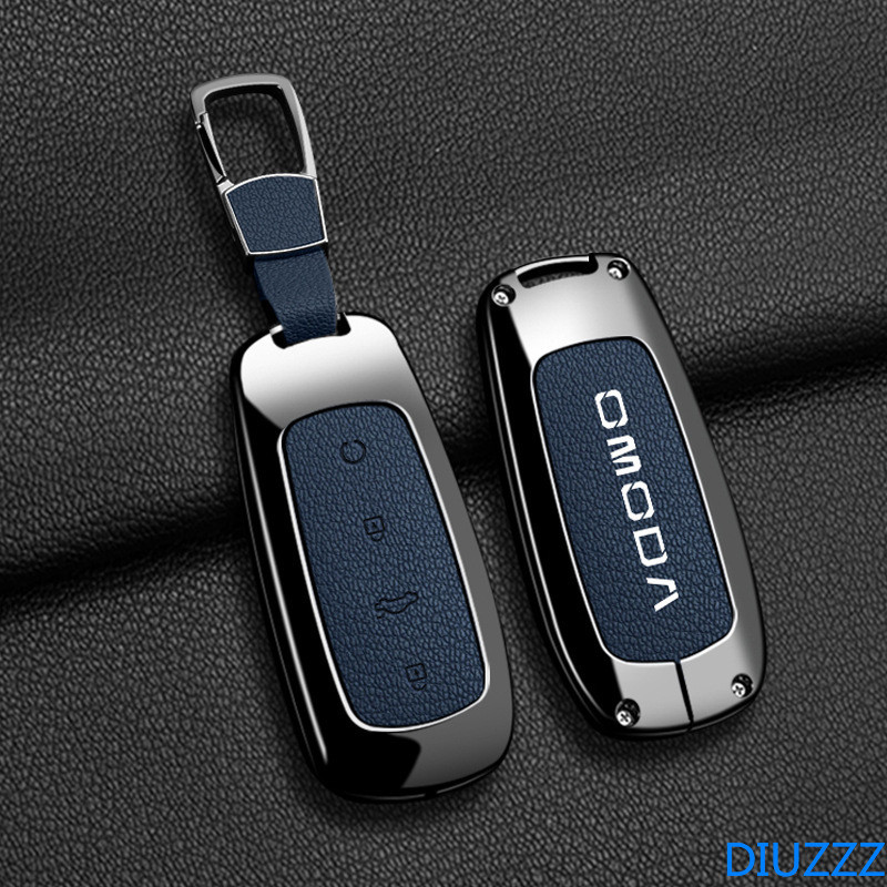 Chìa Khóa Xe Ô Tô Bao Da Túi Cho Omoda C7 7 C3 3 SHS EV 2025 2026 Bảo Vệ Móc Khóa Keyless Phụ Kiện