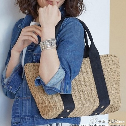 Khuyến nghị UNITED ARROWS 2016 Túi rơm Túi đi biển dệt