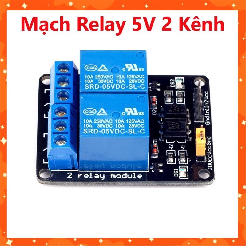 Module Relay 5VDC - Mạch Rơ le 5VDC 1 Kênh - 2 Kênh