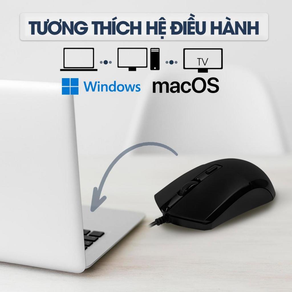 Chuột Có Dây ZADEZ M-121B - Bền bỉ, 1000DPI Chính Xác, Thiết Kế Ergonomic | BigBuy360 - bigbuy360.vn