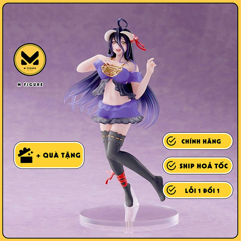 MÔ HÌNH Overlord IV - Albedo - Coreful Figure - Nightwear ver., Renewal (Taito)FIGURE CHÍNH HÃNG