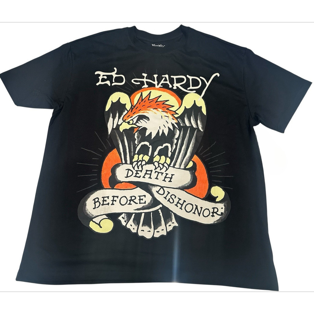 Áo thun nam nữ Ed Hardy 100% cotton, phong cách mới