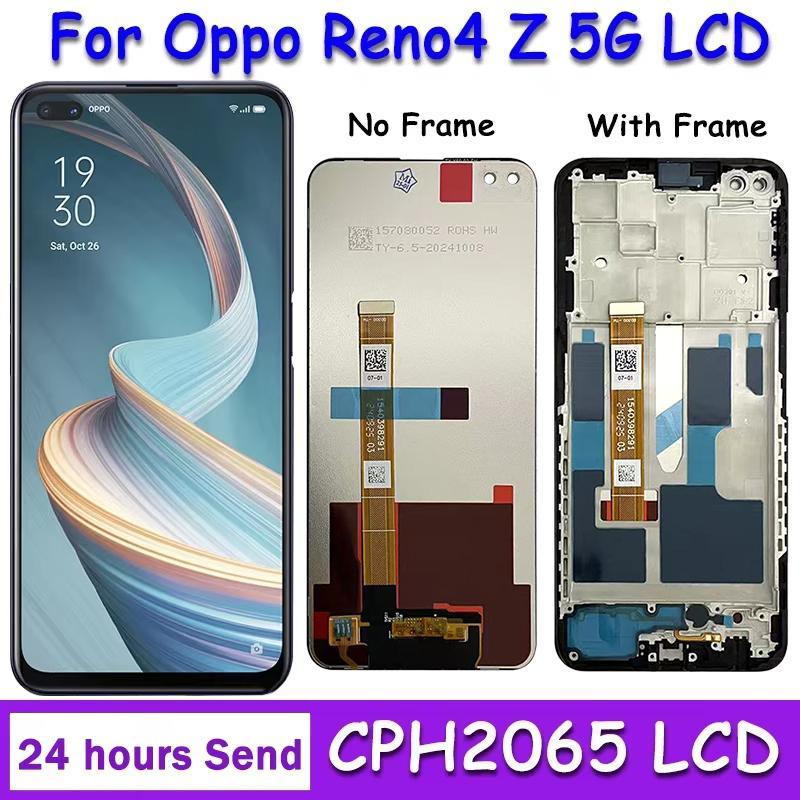 Màn hình 6,57 "cho Oppo Reno4 Z 5G LCD CPH2065 Khung màn hình hiển thị + Bộ số hóa bảng điều khiển c
