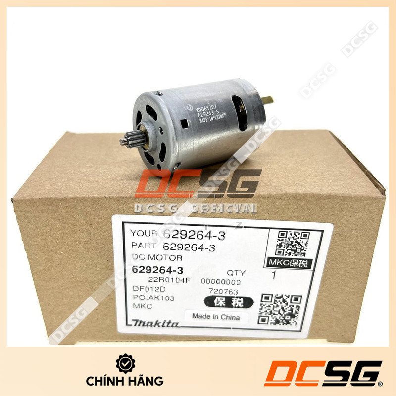 Motor cho máy vặn vít gập DF012D Makita 629264-3 | DCSG