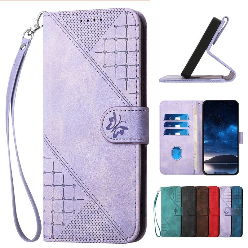 Ốp Lật Nổi Từ Tính Cho Realme GT 7 Pro Racing 6 6T Neo Note 60 60X 50 P4 P3 Ultra P1 Bướm Ví Khe Cắm