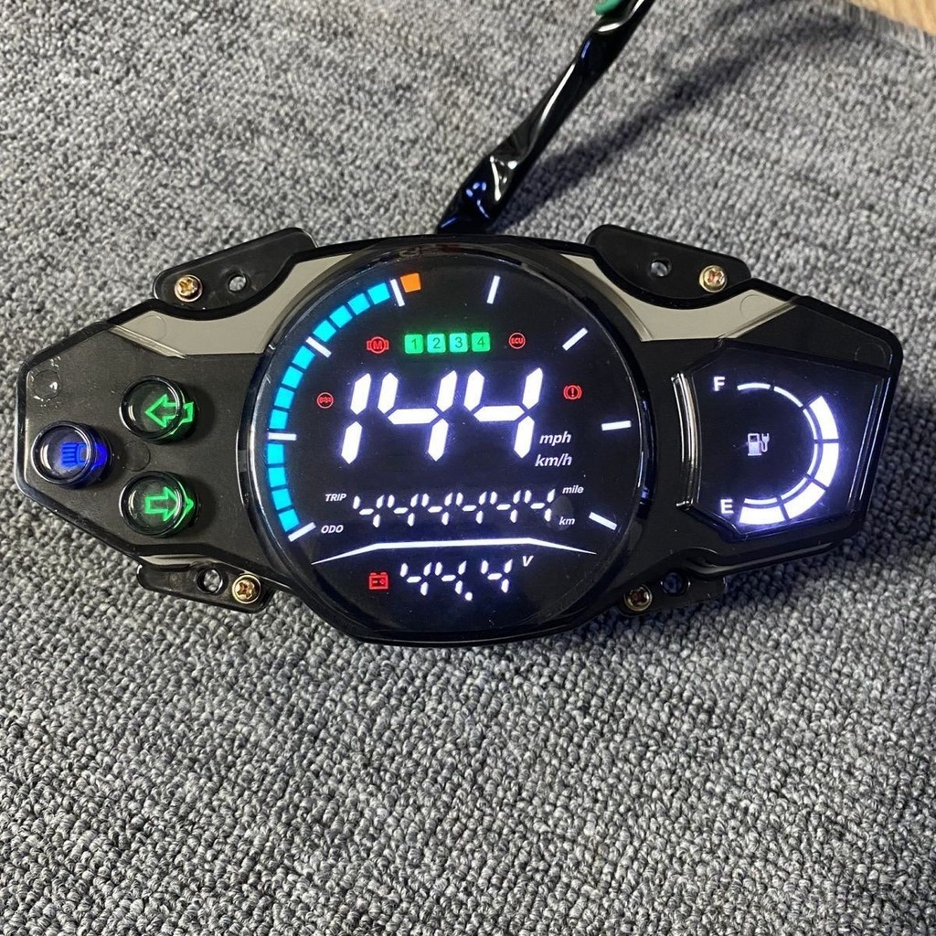 BWS Land Rover Xe Máy Điện Kỹ Thuật Số LCD Meter City Iron Man Xe Điện Màn Hình LCD Đồng Hồ Đo Tốc Đ