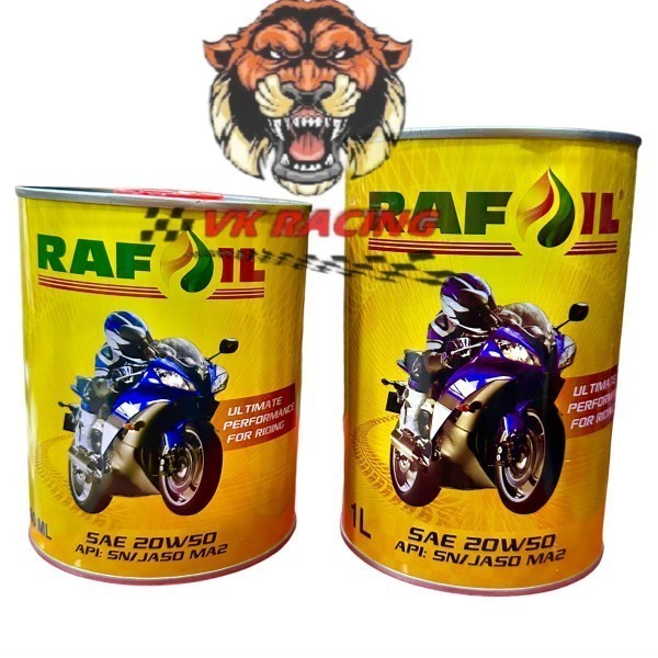 Nhớt Tổng Hợp Rafoil 0.8L 1.0L 20w50 Chính Hãng - Xe Số Xe Tay Ga Xe Côn