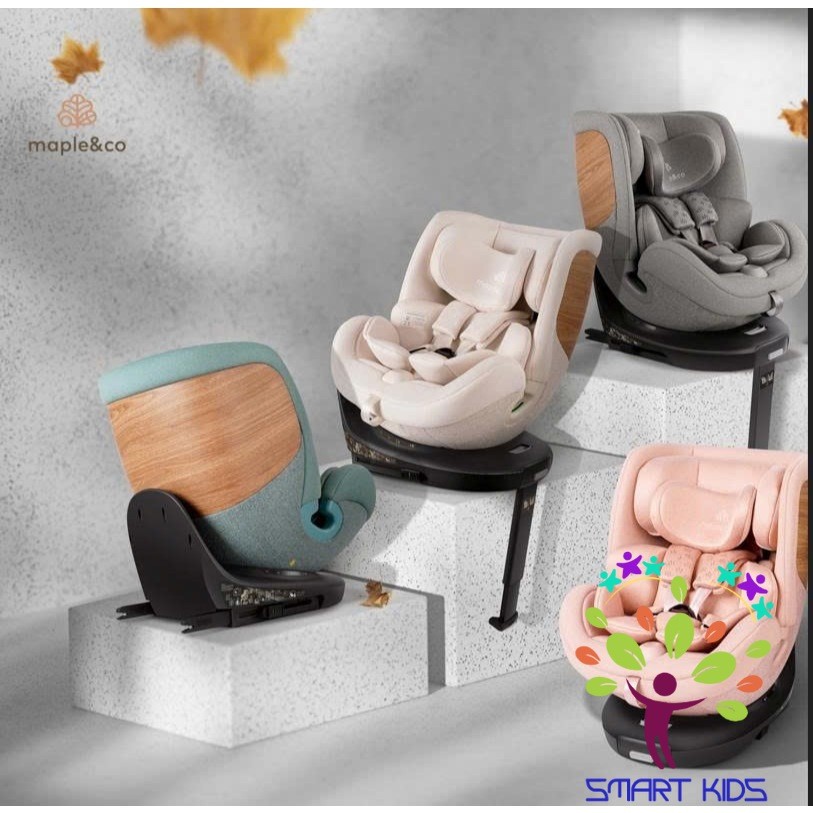 Ghế Ngồi ô Tô Cho Bé Maple&co Nautilus Classic Xoay 360 độ