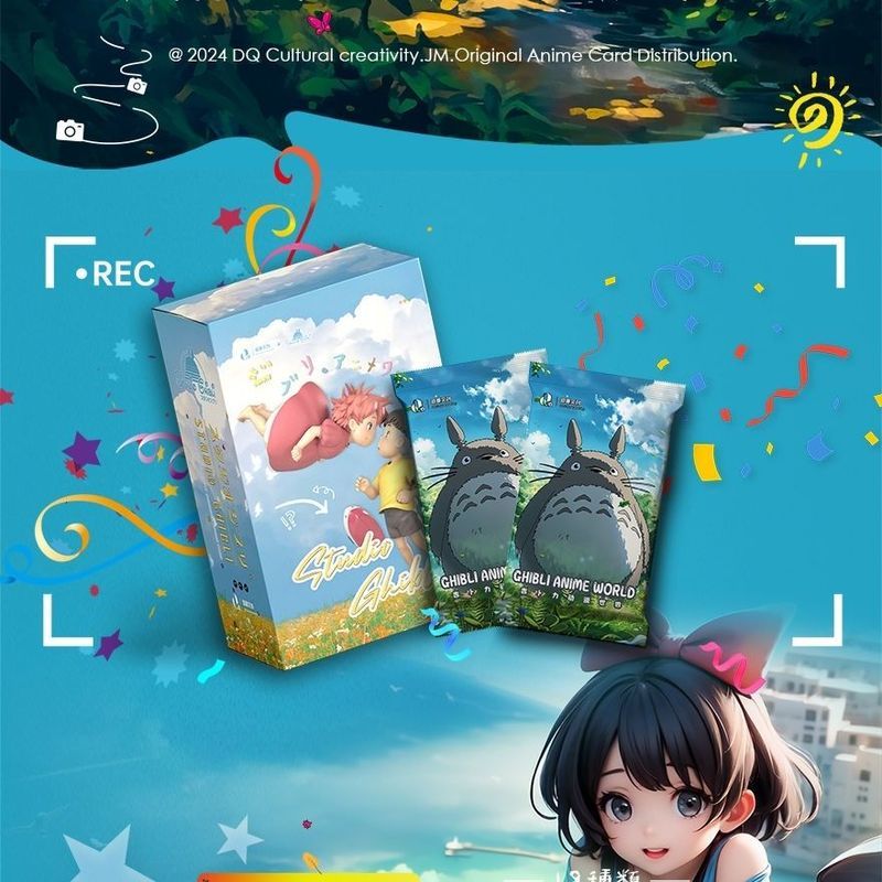【Fast shipping】blind box ghibli ghibli postcard ghibli decor Mô hình tượng hộp mù